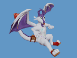 A 3D model of a dragon in a cool pose, sticking their tongue out.