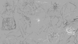 A dragoness being embarrassed about growing inside a house, through the ceiling, across the city and mountains, accidentally breaking part of the planet, and finally looking calm with a galaxy swirling round one clawtip.