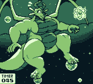 'Timed Growth - Page 4' by Veejaybees - April 2025
A cosmic dragoness standing on planets looking concerned, a glowy particle just out of reach. A timer at the bottom reads 045. A cosmic dragoness standing on planets looking concerned, a glowy particle just out of reach. A timer at the bottom reads 045.